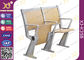 Folded Lecture Hall Seating With Desk , School Furniture Lecture Room Chairs supplier