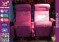Heavy Iron Frame Fire Retardant Folding Theater Seats With Cup Holder supplier