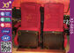 PP Outer Back Fabric Cushion Folding Theater Seats For Library / Museum Hall supplier