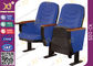 Solid Wood Armrest Church Chair Stadium Theater Seating With Steel Leg supplier