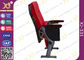 Foldable Aluminum Leg Auditorium Seating Chairs Tip Up Seat With ABS Tablet supplier