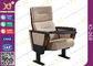 Elegant Foldable High Back Church Hall Chairs Stain Proof With Writing Tablet supplier