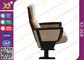 Elegant Foldable High Back Church Hall Chairs Stain Proof With Writing Tablet supplier