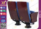 Comfortable Steel Legs Floor Mounted Church Seating Chairs , ISO9001 supplier