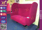 High Density PU Foam VIP Cinema Seats With Armrest And Cup Holder supplier