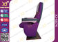 Folding Lecture Hall Armrest Theatre Room Chairs With Drink Hold For Cinema supplier