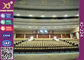 Full Upholstered Retractable Auditorium Theater Seating With Standard Dimensions supplier