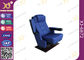 Blue Fabric Reclining Back Auditorium Theater Seating Furniture For Cinema supplier