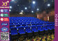 Ergonomically Design Cinema Theater Chairs With Silence Folding Up Seat Pad supplier