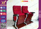 Aluminum Alloy Base Legs Auditorium Theatre Seating With Ash Wood Veneer Finished supplier