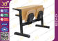 Custom Size Plywood College Classroom Furniture Desk And Chair Seat Folded supplier