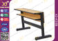 Custom Size Plywood College Classroom Furniture Desk And Chair Seat Folded supplier