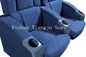 600mm Dimension Steel Leg Cinema Chair Molded Foam Movie Theatre Chair For VIP Room supplier