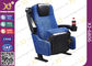 PU Molded Foam Powder Coating Base Cinema Theater Chairs With Flexible Armrest supplier