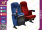 Thickness Head Cushion Movable Theatre Seating Chairs With PP Cover Fabric Armrest supplier
