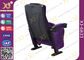 Fabric Covered  Multiple Row Number Customized Tip Up Movie Theatre Seating Chairs supplier