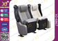 Sound Absorbing Indoor Novel Design Grey Cinema Theater Chairs With PU Molded Foam supplier