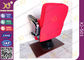 Aluminum Upholstered Red Acrylic Fabric  PU Armrest Auditorium Theater Seating supplier