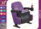 Indoor Theater Auditorium Movie Theater Chairs Stadium Seating With Cup Holder supplier