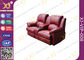 Real Leather Cinema Recliner Chair ,  Home Theater Sofa With Food Tablet supplier