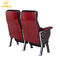 Aluminum Alloy plywood cover leather Auditorium Chairs with ABS Tablet  360° Turning supplier