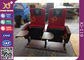 Customize Church Hall Chairs With Soft Padded And Logo Sewed On Back Rest supplier