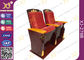 Fire Retardant Commercial Fabric Auditorium Theater Seating / Concert Hall Chairs supplier