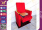 Red Fabric Auditorium Hall Theatre Seating Living Room Furniture supplier