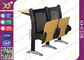 College Steel Back Aluminium Station School Desk And Chair With Patent Seat supplier