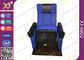 SGS Foldable Metal Frame Movie Theater Seats With High Density Molded Foam supplier