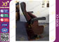 Ergonomic Cinema Hall Auditorium Seating / Movie Theater Chairs With Soft Cushion supplier