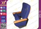 Writing Tablet In Armrest Lecture Hall Seating Chairs With AC Outlet On Single Leg supplier