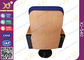 Writing Tablet In Armrest Lecture Hall Seating Chairs With AC Outlet On Single Leg supplier