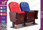 East African Vintage Auditorium Church Hall Chairs With Embroidered Logo On Back supplier