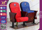 Fire Retardant Vintage Wooden Theatre Seating Chairs For Church Project supplier
