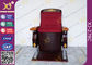 Antique Solid Wood Auditorium Chairs With Solid Wood Armrest And Cup Holder supplier