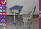 Adjustable School Desk And Chair With Colorful Plastic Seat 5 Years Warranty supplier