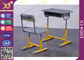 Height Adjustable Single Student Desk And Chair Set Free Standing supplier