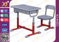 Iron Structure Primary Student Kids School Table And Chairs With Non Slip Feet supplier
