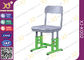 Adjustable Metal Student School Table And Chairs With Skid Resistance Legs supplier