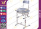 HDPE Table Top Single Student Desk And Chair Set Aluminum Frame Scratch-resistant supplier