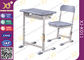 HDPE Table Top Single Student Desk And Chair Set Aluminum Frame Scratch-resistant supplier