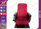 Back Rest Table Auditorium Theater Seating With Folding Cup Holder On Legs supplier
