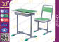 Height Adjustable Wooden Top Student Table And Chair Set With Book Hook supplier