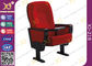 Varnished Upholstered Beech Plywood Church Hall Chairs / Movie Theater Seats supplier