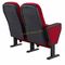 Red Fabric Folding Auditorium Chairs With Writing Board / Cinema Theater Chairs supplier