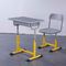 Adjustable Metal Middle School Student Table And Chair With Iron / Aluminum Frame supplier