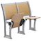 1.5mm Steel Back Plywood Wooden Folding Chairs With Drawer / School Classroom Furniture supplier