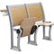 1.5mm Steel Back Plywood Wooden Folding Chairs With Drawer / School Classroom Furniture supplier