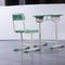 HDPE Environmental Iron Aluminum Student Desk Aand Chair Set With Drawer supplier